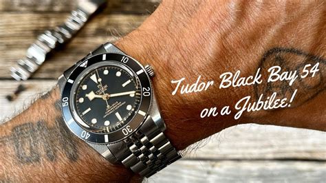 tudor black bay 54 jubilee bracelet|black bay 58 gilt.